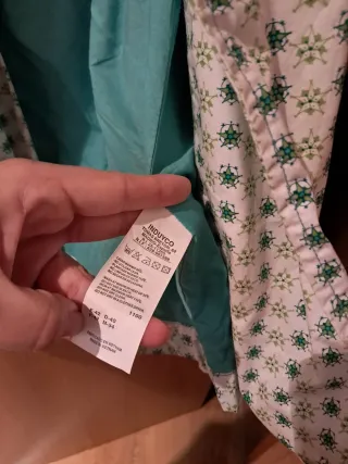 Gabardina-vestido estampado