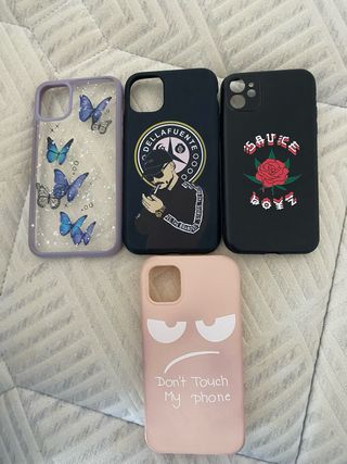 Fundas iPhone 11 (4 unidades)