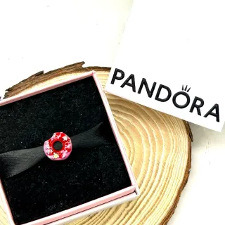 Charm Donut Esmaltado Plata