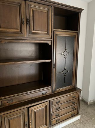 Mueble de salón madera vintage