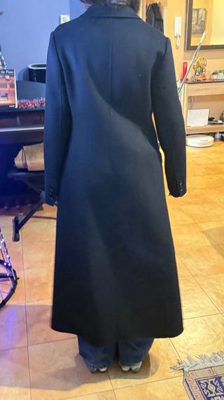 Abrigo largo lana Massimo Dutti Talla S