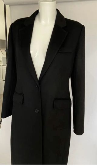 Abrigo largo lana Massimo Dutti Talla S