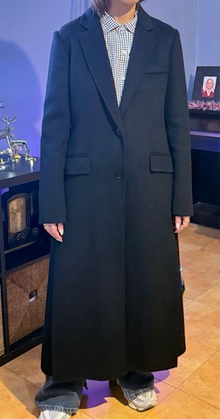 Abrigo largo lana Massimo Dutti Talla S