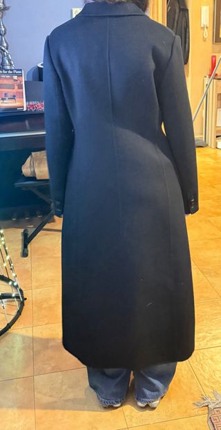 Abrigo largo lana Massimo Dutti Talla S