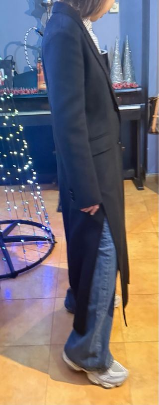 Abrigo largo lana Massimo Dutti Talla S