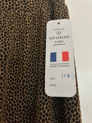 Pantalón Palazzo Mujer Fiesta Negro Dorado