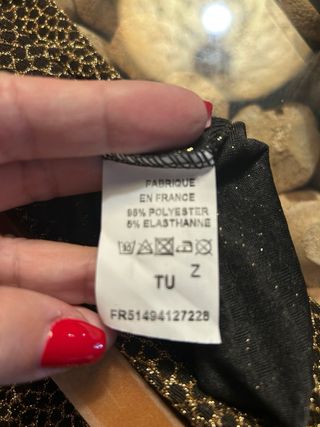 Pantalón Palazzo Mujer Fiesta Negro Dorado