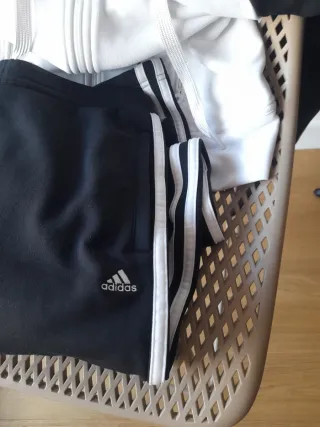Conjunto Chándal Adidas Blanco y Negro