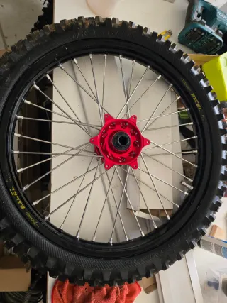 Llantas ruedas Buje Haan Wheels KTM Gas Gas Rojo