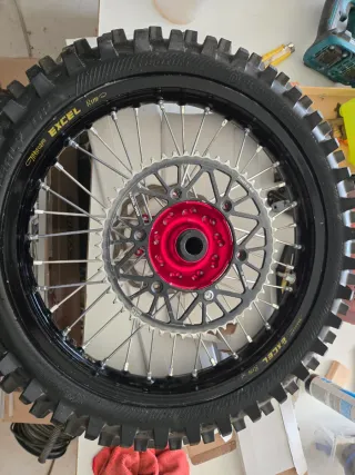 Llantas ruedas Buje Haan Wheels KTM Gas Gas Rojo