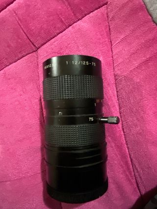 Fujinon TV Zoom 75-125mm f/1.2 Objetivo Vintage