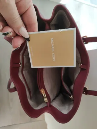 Bolso Michael Kors Granate auténtico