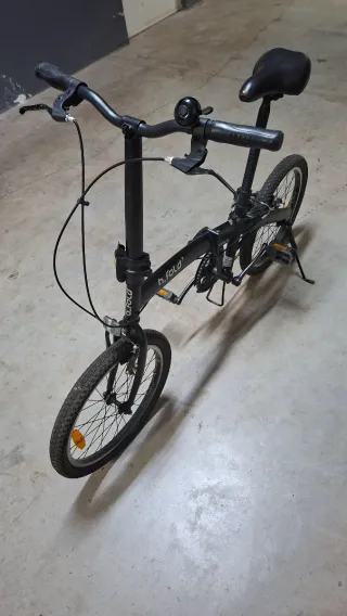 Bicicleta Plegable Negra