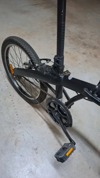 Bicicleta Plegable Negra