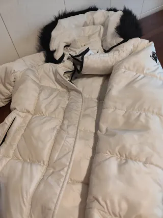 Abrigo blanco SIKSLIK talla M