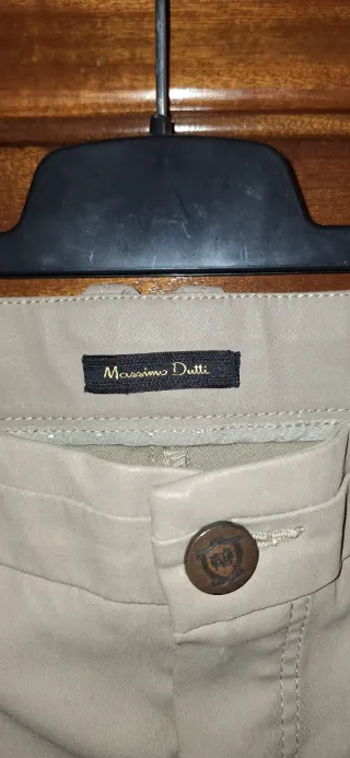 Pantalones Massimo Dutti Beige T 36 y otra marcas