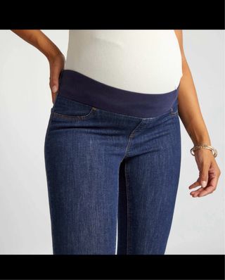 Vaqueros premamá negro y azul