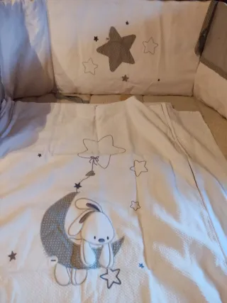 Chichonera Maxi Cuna 140 + Cojín + Funda Nórdica