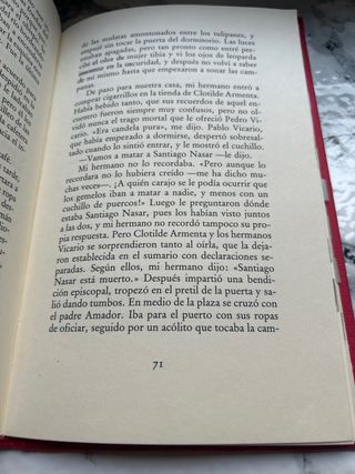 Cronica de una muerte anunciada / Chronicle of ...