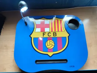 Mesa portátil FC Barcelona con luz