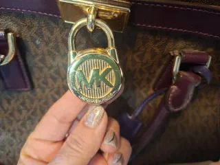 Bolso Michael Kors Morado y Marrón