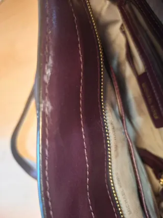 Bolso Michael Kors Morado y Marrón