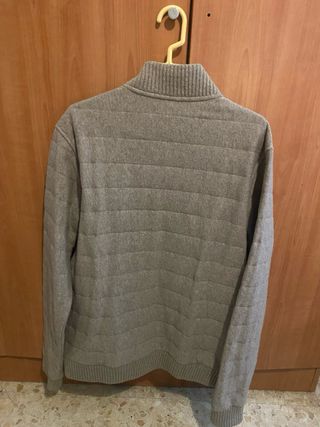 Jersey cremallera cuello alto