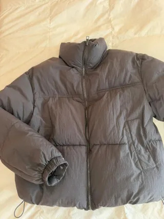 Cazadora acolchada negra