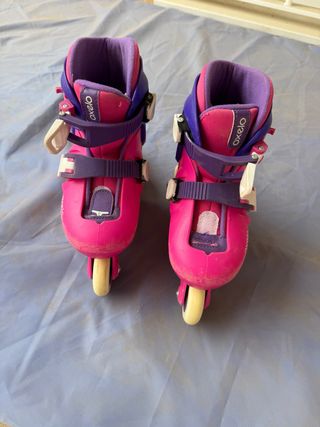 Patines niña rosa y morado