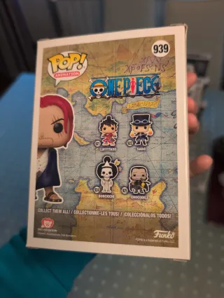 Funkopop Onepiece Shanks Chase Edition 939
