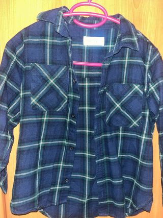 Camicia a quadri per bambini a maniche lunghe