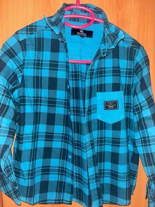 Camicia a quadri per bambini a maniche lunghe