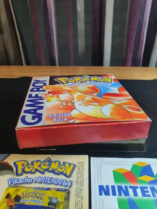Pokémon Rojo Game Boy Edición Roja