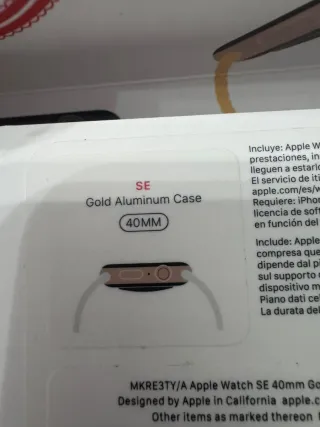 Apple Watch SE 40mm Oro Rosa Celular
