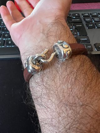 Pulsera Yordache Cuero Hombre