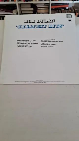Vinilo Bob Dylan Greatest Hits Compilacion