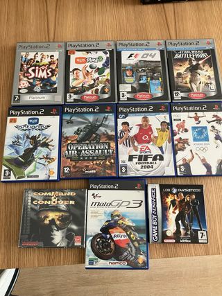 Pack 9 Juegos PlayStation 2 1 juego PC y Game Boy