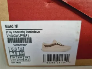 Vans Bold Ni (Tiny Cheetah) Talla 38