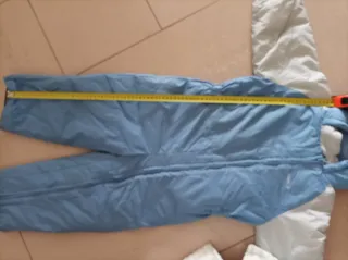 Mono de esquí unisex 36 meses azul/gris