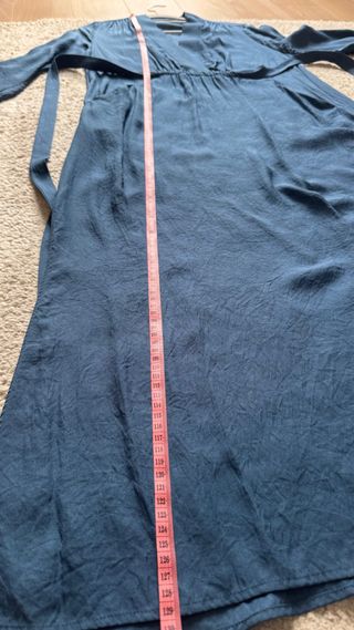 Vestido Massimo Dutti Azul Talla S -58% decsuento