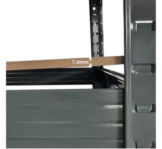 Estantería Metálica y Madera Tipo Mecano