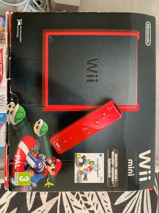 Nintendo Wii Mini Nero e Rosso