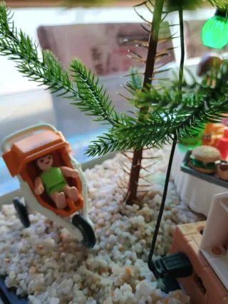 Diorama Playmobil Fiesta Barbacoa