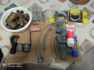 Lote Fontanería: Cobre, Latón y Herramientas