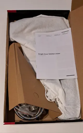 Grifo cocina monomando Atlantis - negro mate