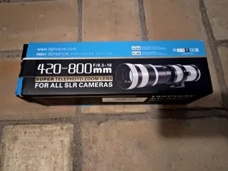 Teleobiettivo Lightdow 420-800mm f/8.3-16