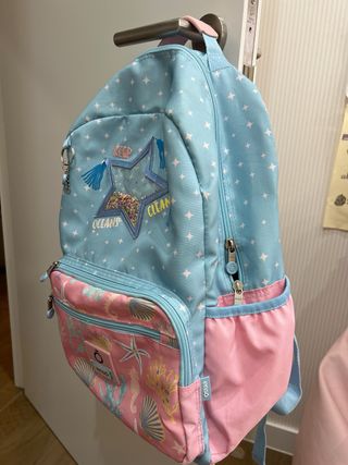 Mochila Enso azul y rosa