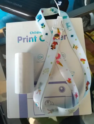 Cámara Digital Infantil Print Verde y Blanca