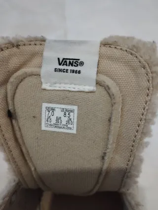 Deportivas Vans Beige/Blanco