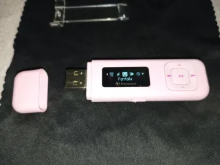 Reproductor MP3 Transcend 8GB Rosa